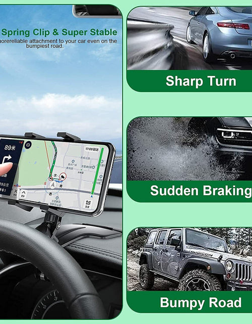 Load image into Gallery viewer, Universal Car Phone Holder Mount 360 Degree Rotation Dashboard Cell Phone Holder
