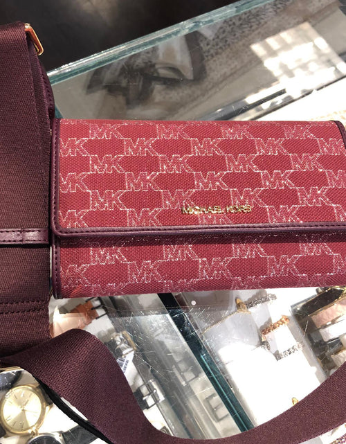 Load image into Gallery viewer, Michael Kors Women Lady Zip around Wallet Crossbody Bag Handbag Messenger Purse
