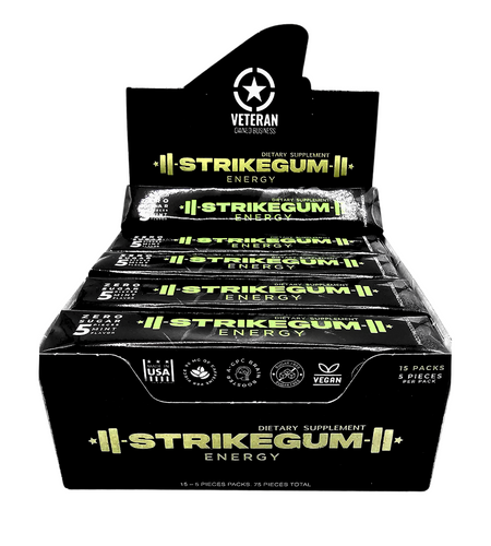 Strike Premium Energy Gum | Tray