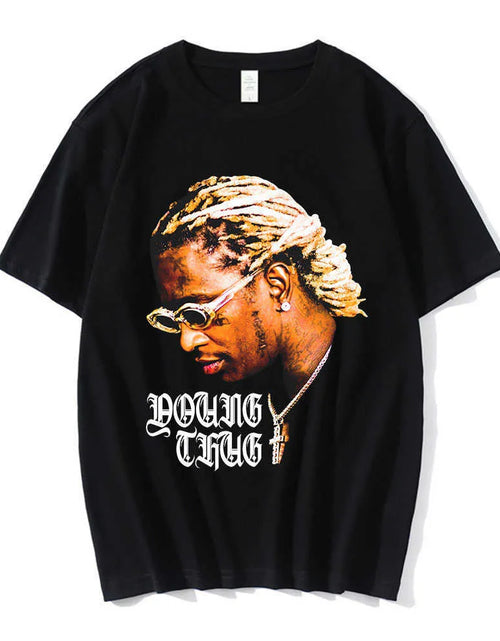 Load image into Gallery viewer, Mens T-Shirts Rapper Young Thug Graphic T Shirt Men Women Fashion Hip Hop Street Style Tshirt Summer Casual Short Sleeve Tee Shirt Oversized J230705
