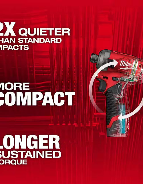 Load image into Gallery viewer, M12 FUEL SURGE 12V Lithium-Ion Brushless Cordless 1/4 In. Hex Impact Driver Compact Kit W/Two 2.0Ah Batteries, Bag
