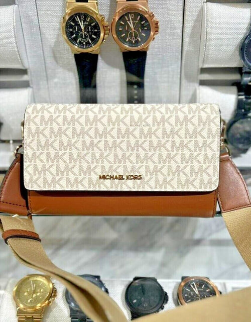 Load image into Gallery viewer, Michael Kors Women Lady Zip around Wallet Crossbody Bag Handbag Messenger Purse

