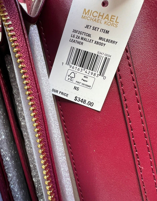 Load image into Gallery viewer, Michael Kors Women Lady Zip around Wallet Crossbody Bag Handbag Messenger Purse
