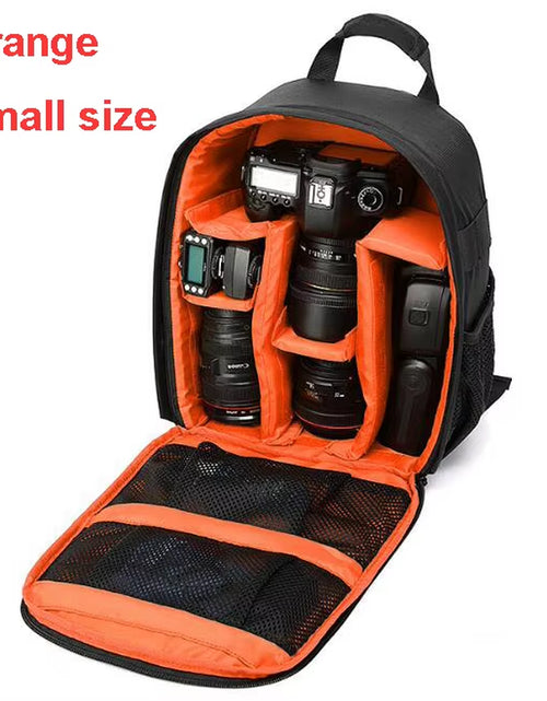 Load image into Gallery viewer, Waterproof DSLR Backpack Video Digital DSLR Camera Bag Multi-Functional Outdoor Camera Photo Bag Case for Nikon Canon DSLR Lens

