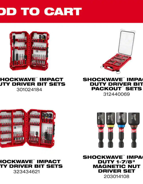 Load image into Gallery viewer, M12 FUEL SURGE 12V Lithium-Ion Brushless Cordless 1/4 In. Hex Impact Driver Compact Kit W/Two 2.0Ah Batteries, Bag
