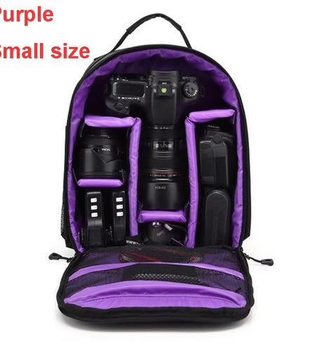 Waterproof DSLR Backpack Video Digital DSLR Camera Bag Multi-Functional Outdoor Camera Photo Bag Case for Nikon Canon DSLR Lens