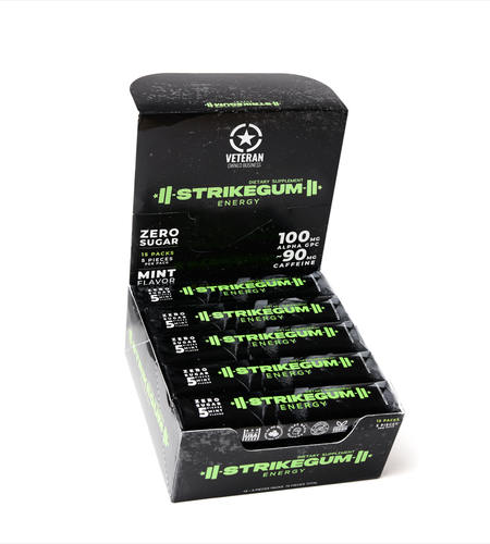 Strike Premium Energy Gum | Tray