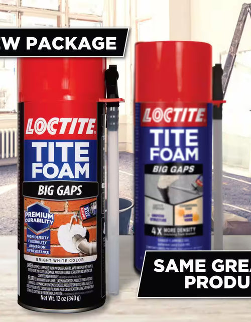 Load image into Gallery viewer, TITE FOAM Big Gaps Spray Foam, Bright White, 12 Oz. Can, Insulating Spray Foam Sealant

