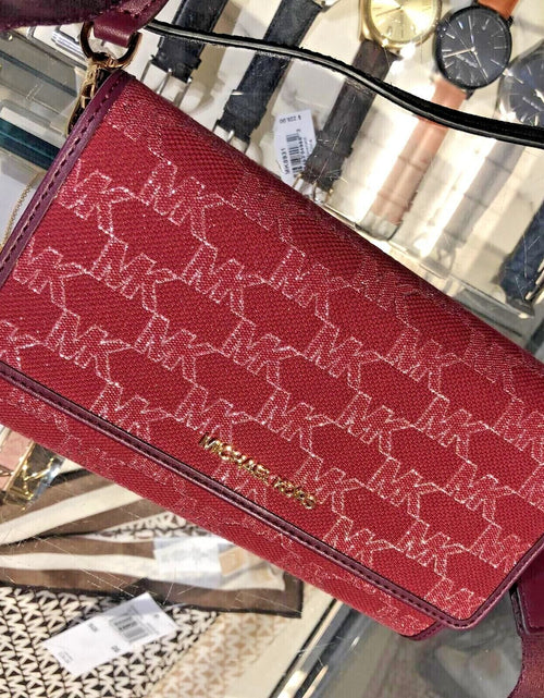 Load image into Gallery viewer, Michael Kors Women Lady Zip around Wallet Crossbody Bag Handbag Messenger Purse
