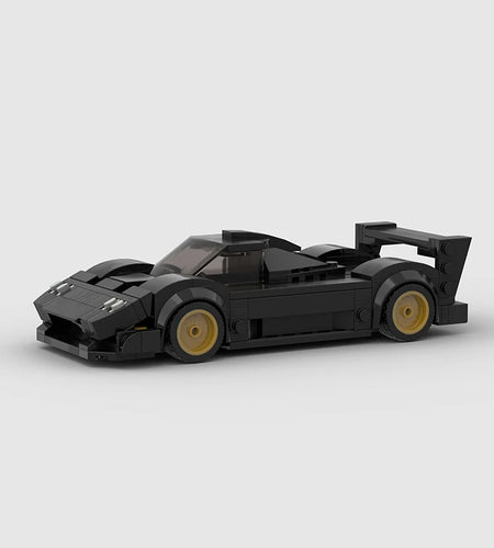 MOC Racer City Sports Vehicle Building Blocks Set - Creative Educational Toy for Boys