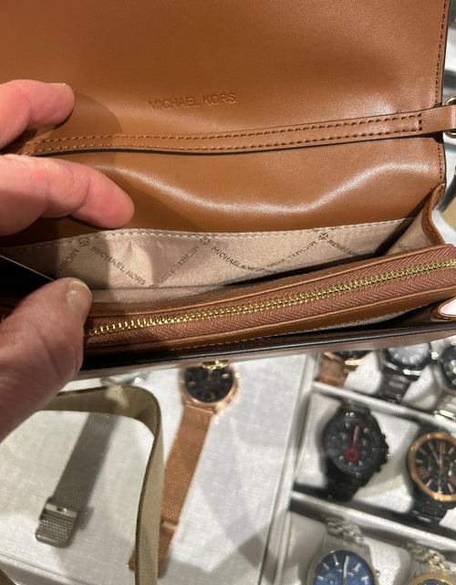 Load image into Gallery viewer, Michael Kors Women Lady Zip around Wallet Crossbody Bag Handbag Messenger Purse
