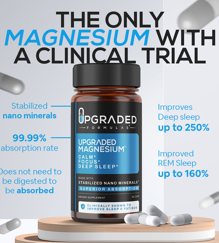 Upgraded Magnesium: Clinically Shown To Greatly Improve BOTH REM and Deep Sleep