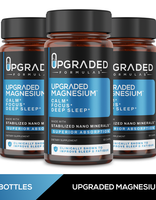 Load image into Gallery viewer, Upgraded Magnesium: Clinically Shown To Greatly Improve BOTH REM and Deep Sleep
