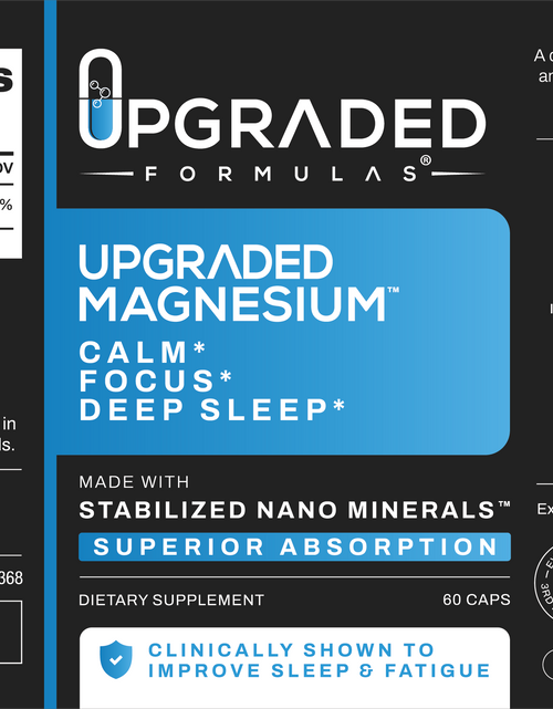 Load image into Gallery viewer, Upgraded Magnesium: Clinically Shown To Greatly Improve BOTH REM and Deep Sleep

