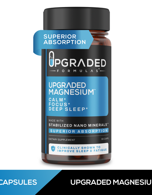 Load image into Gallery viewer, Upgraded Magnesium: Clinically Shown To Greatly Improve BOTH REM and Deep Sleep
