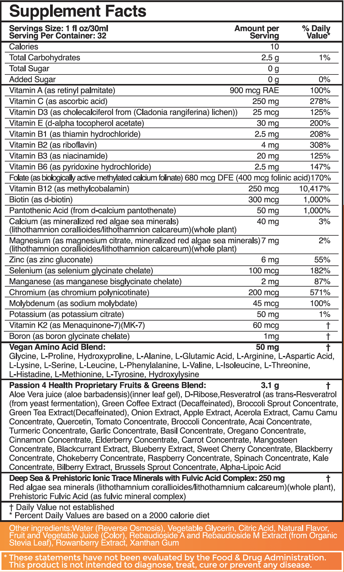 Daily Liquid Multivitamin + Minerals