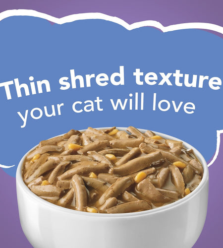 Purina Shreds Turkey and Cheese Dinner in Gravy High Protein Wet Cat Food - (...