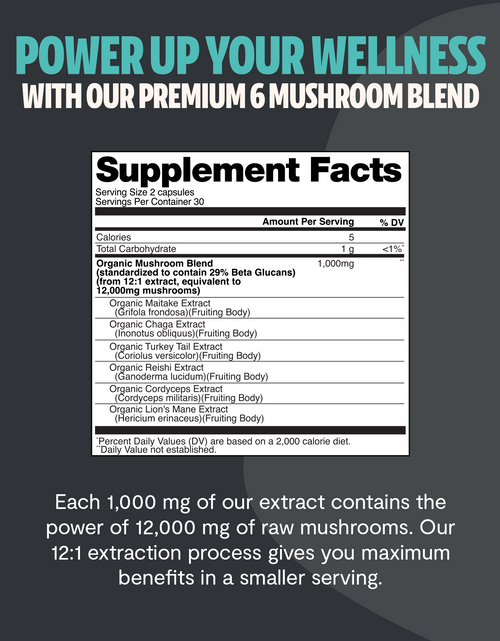 Load image into Gallery viewer, Ultimate Mushroom Complex Capsules
