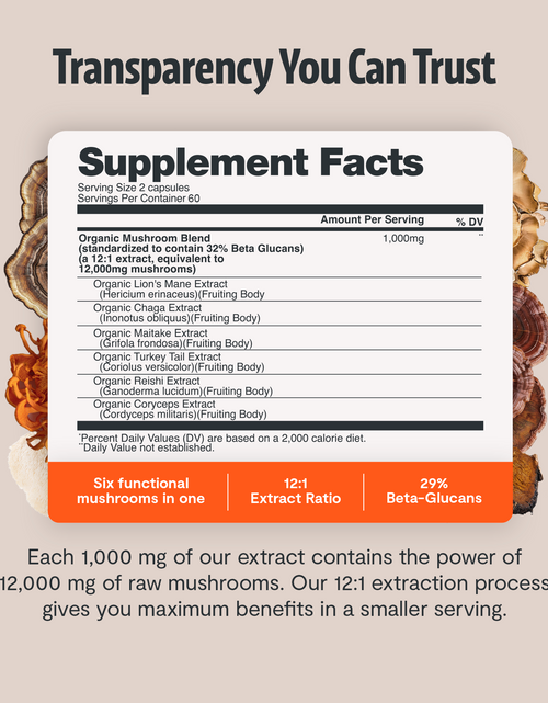 Load image into Gallery viewer, Ultimate Mushroom Complex Capsules
