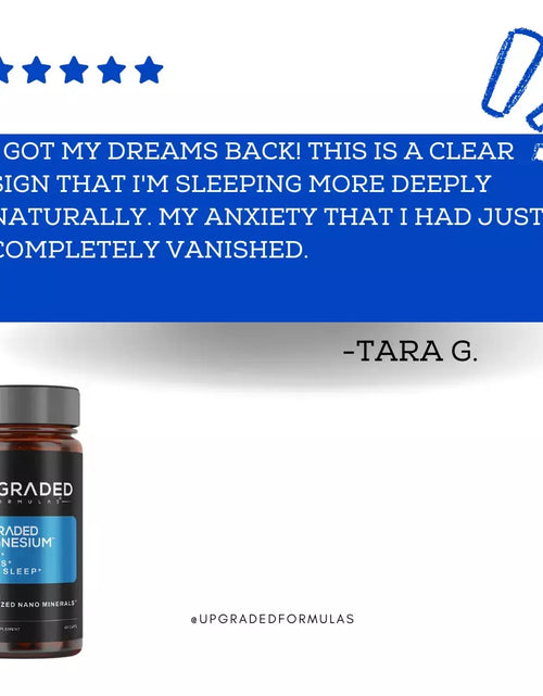 Load image into Gallery viewer, Upgraded Magnesium: Clinically Shown To Greatly Improve BOTH REM and Deep Sleep
